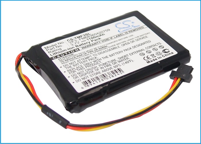 TomTom Go XL330S Quanta FM68360420759 VF3 VF3F Replacement Battery 1100mAh