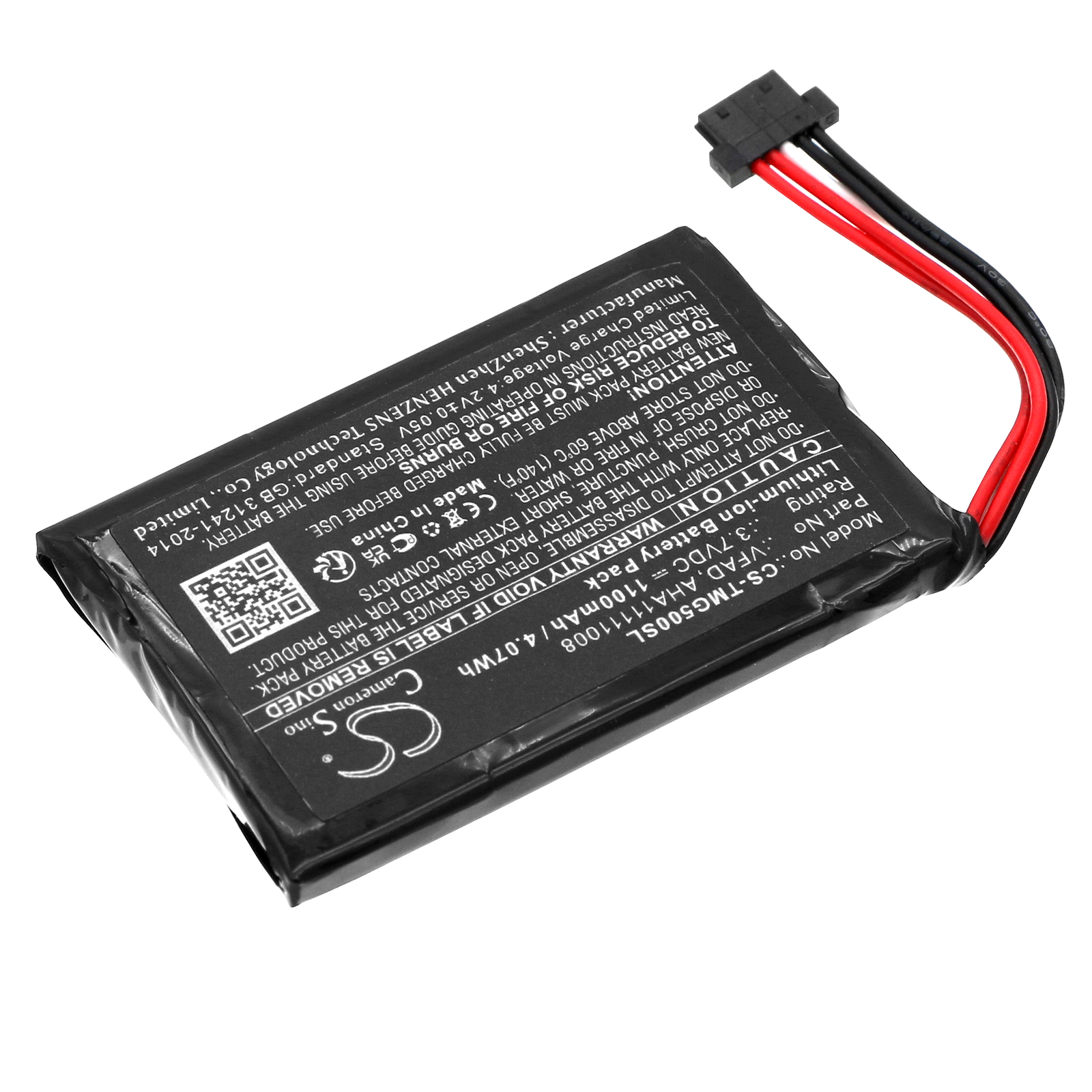 TomTom 4FL50 4FL60 Go 5000 Replacement Battery 3.7V 1100mAh
