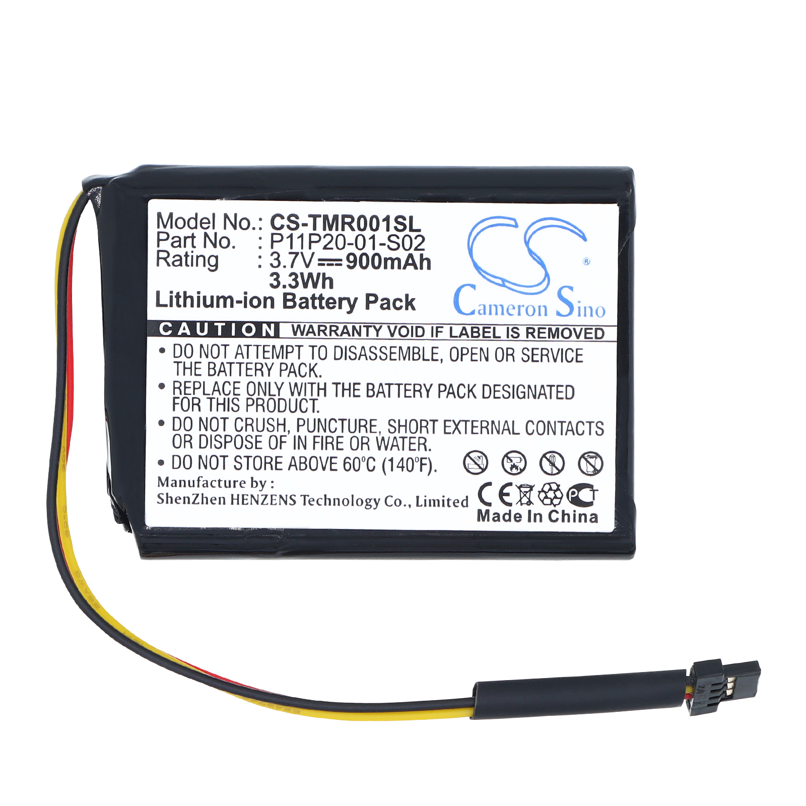 TomTom One XXL 540S Route XL Replacement Battery 3.7V 900mAh