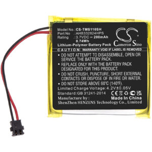 TomTom Spark Cardio + Music GPS Watch Replacement Battery 200mAh