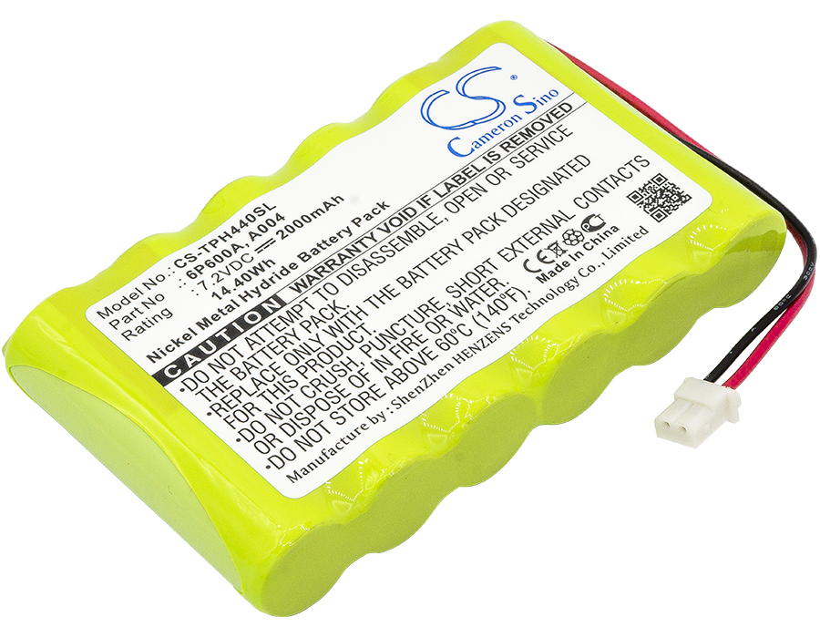 TPI 440 6P600A A004 Replacement Battery 7.2V 2000mAh