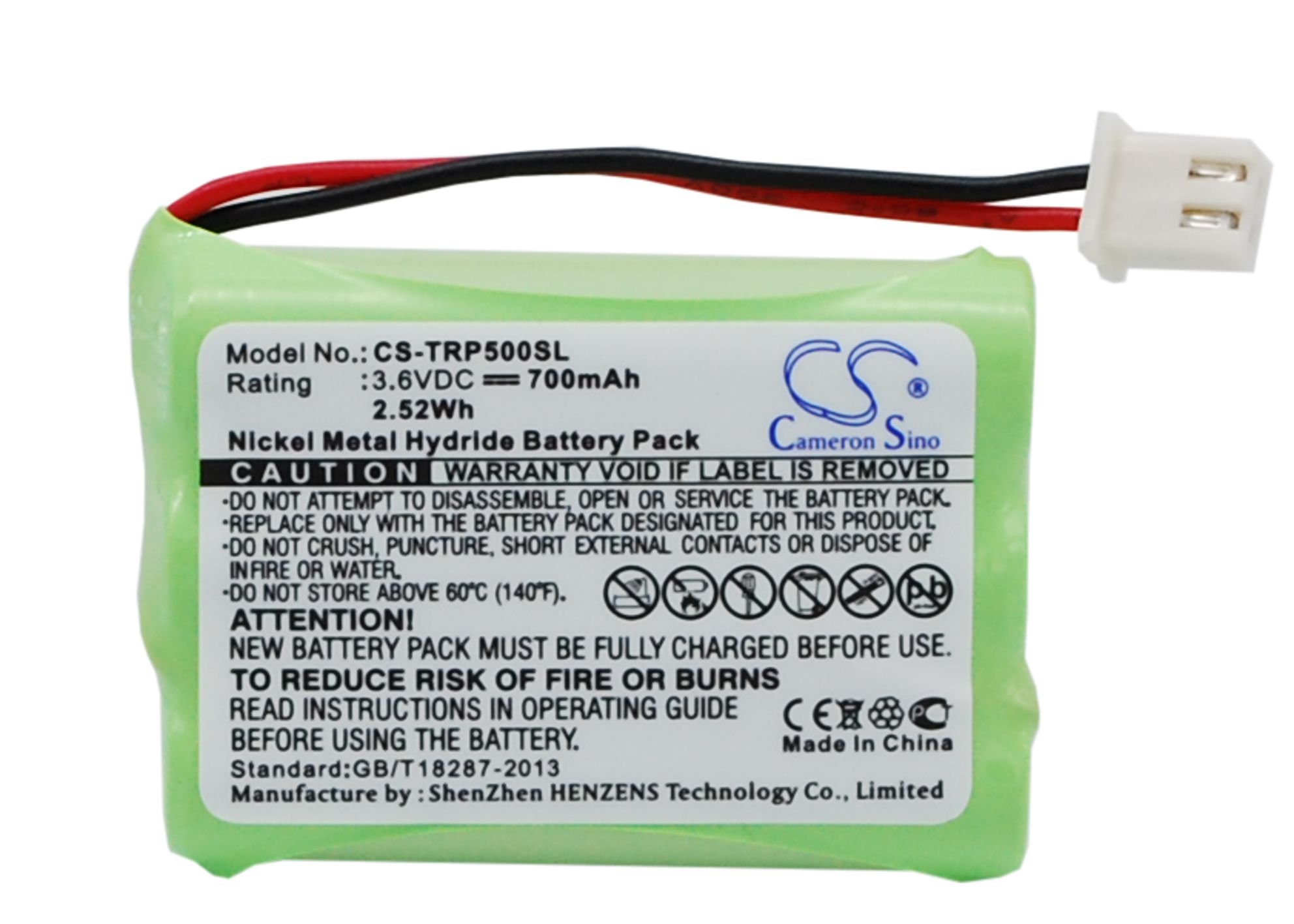 Tri-Tronics G2 Pro Pro 500XL Pro 500XLS 1038100-D Replacement Battery 700mAh