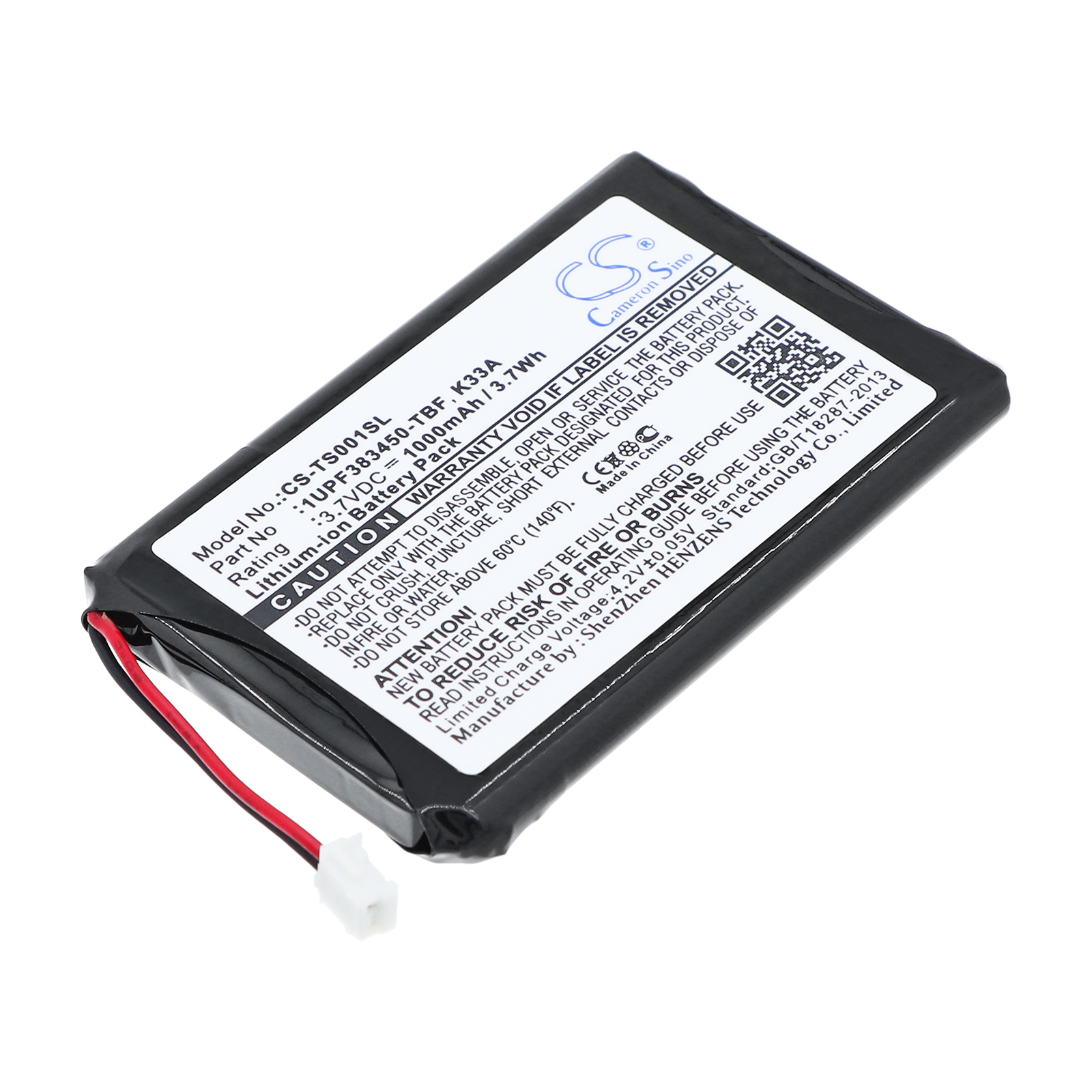 Toshiba Gigabeat MES30V Gigabeat MES30VW MP3 Player Replacement Battery 1000mAh