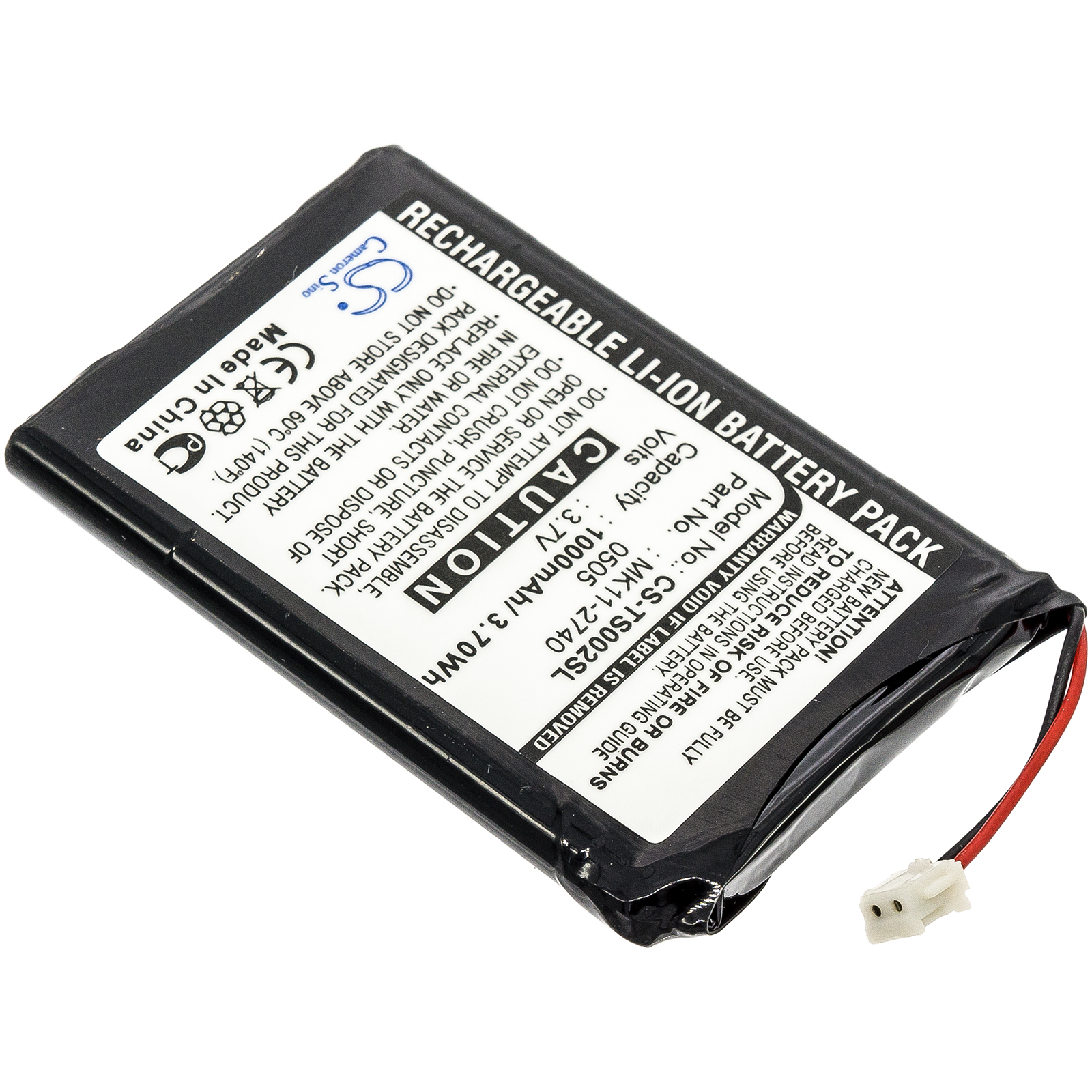 Toshiba Gigabeat MEGF10 Replacement Battery 3.7V 1000mAh