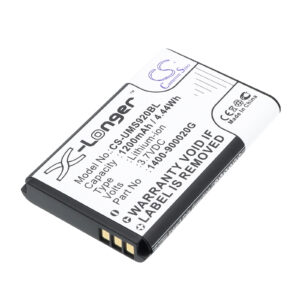 Unitech MS920 1400-900020G Barcode Scanner Replacement Battery 1200mAh