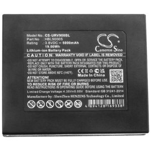 Urovo i9000s HBL9000S Barcode Scanner Replacement Battery 5000mAh