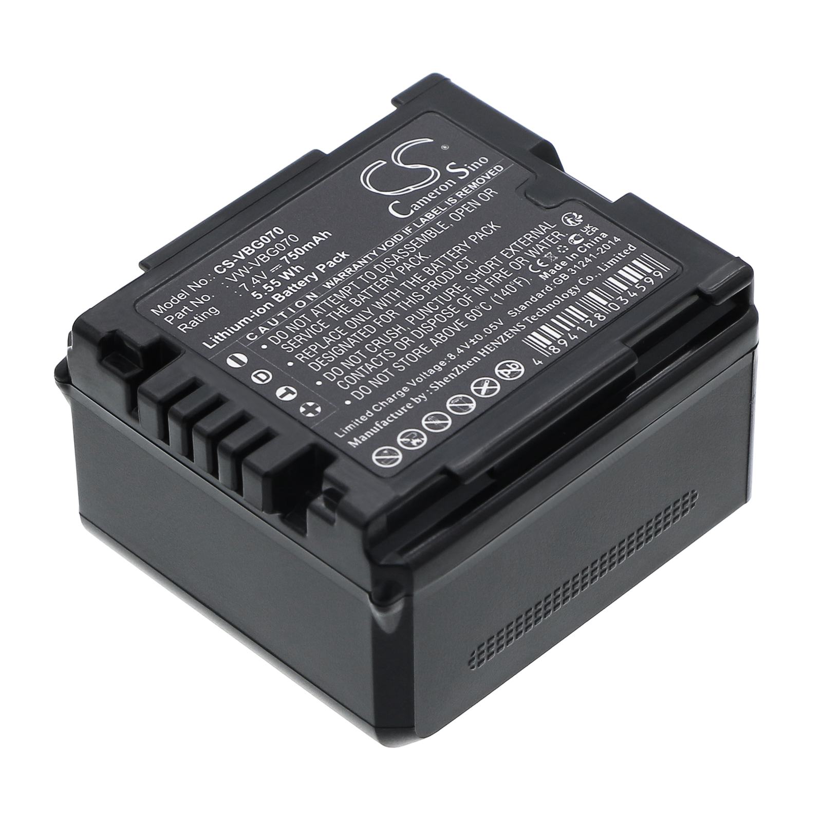 Panasonic GS98GK H288GK H48 Replacement Battery 7.4V 750mAh