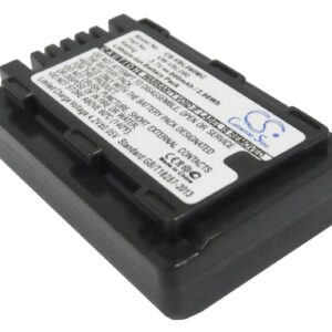 Panasonic HDC-HS60K HDC-SD40 HDC-SD60 HDC-SD60K Replacement Battery 800mAh