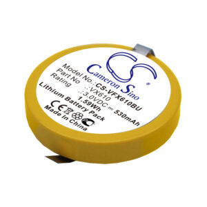 VeriFone VX610 CMOS/BIOS Replacement Battery 530mAh