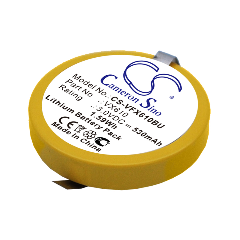 VeriFone VX610 CMOS/BIOS Replacement Battery 530mAh