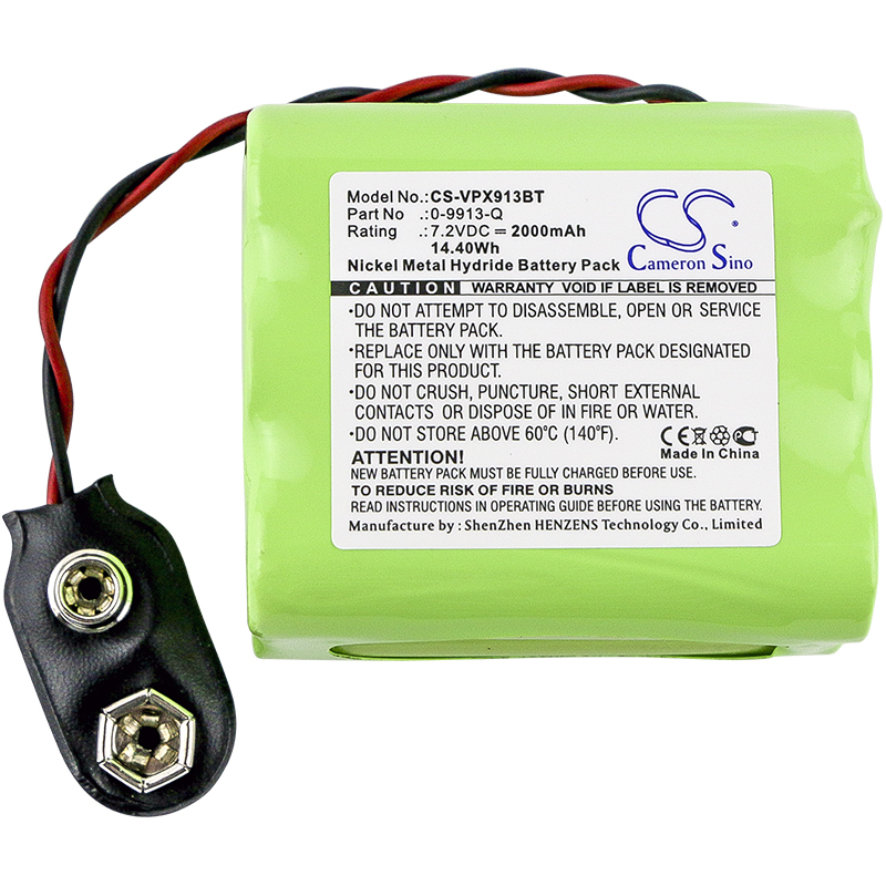 Visonic Powermax 0-9913-Q Replacement Battery 7.2V 2000mAh