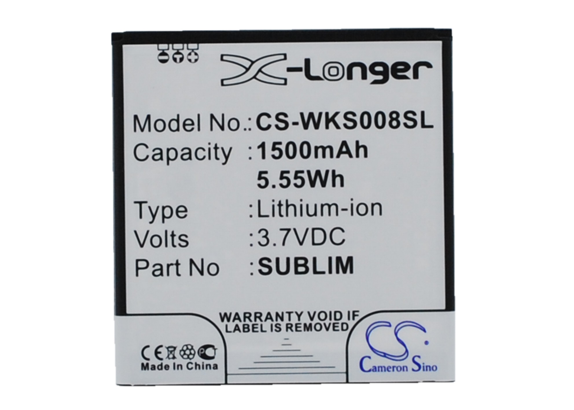 Fly IQ442 Mobile/SmartPhone Replacement Battery 3.7V 1500mAh