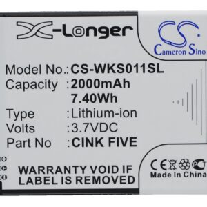 Explay X-Tremer Fly iq451 Fly Vista Micromax A114 Replacement Battery 2000mAh
