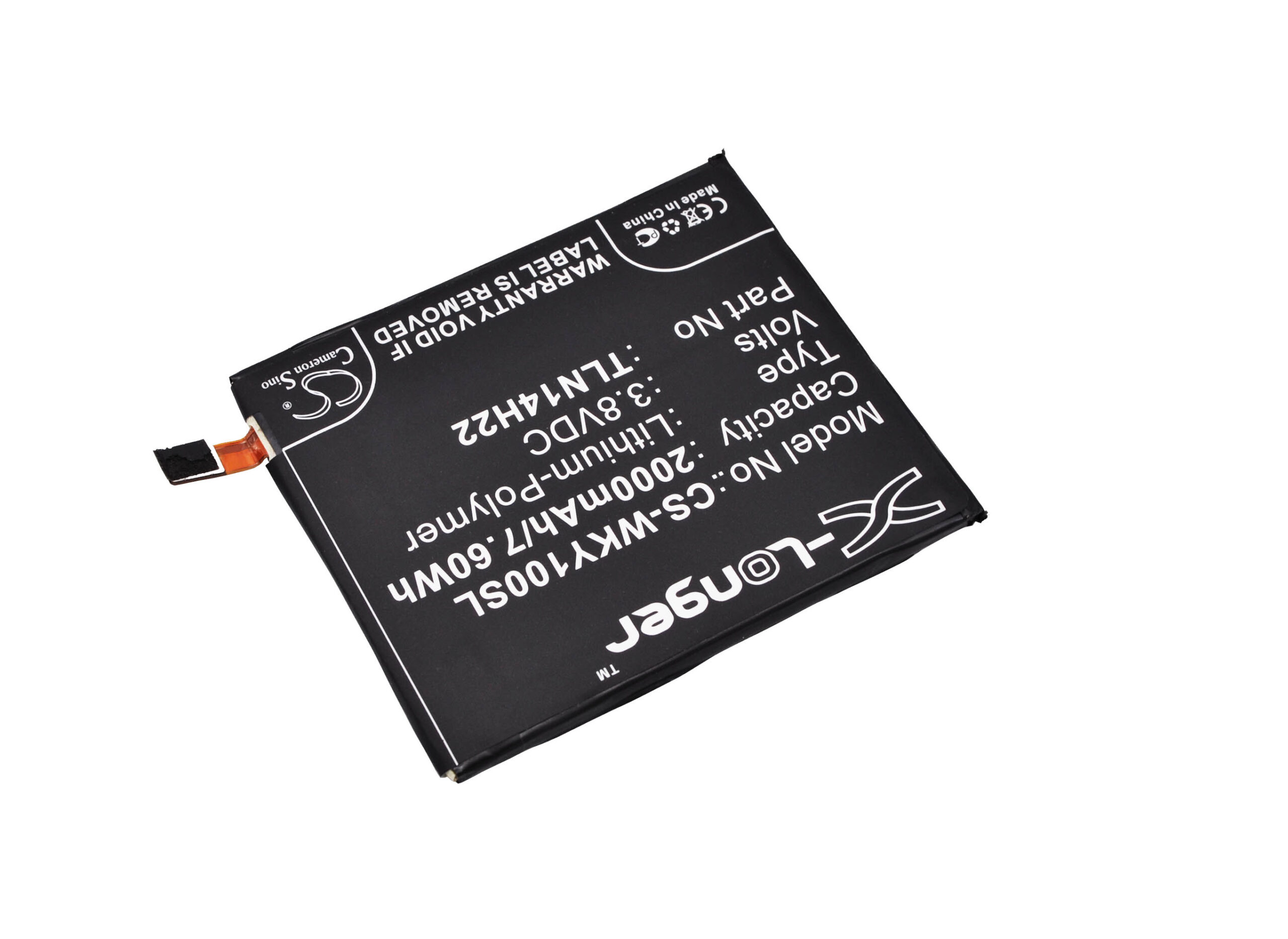 Wiko Highway Pure Replacement Battery 3.8V 2000mAh