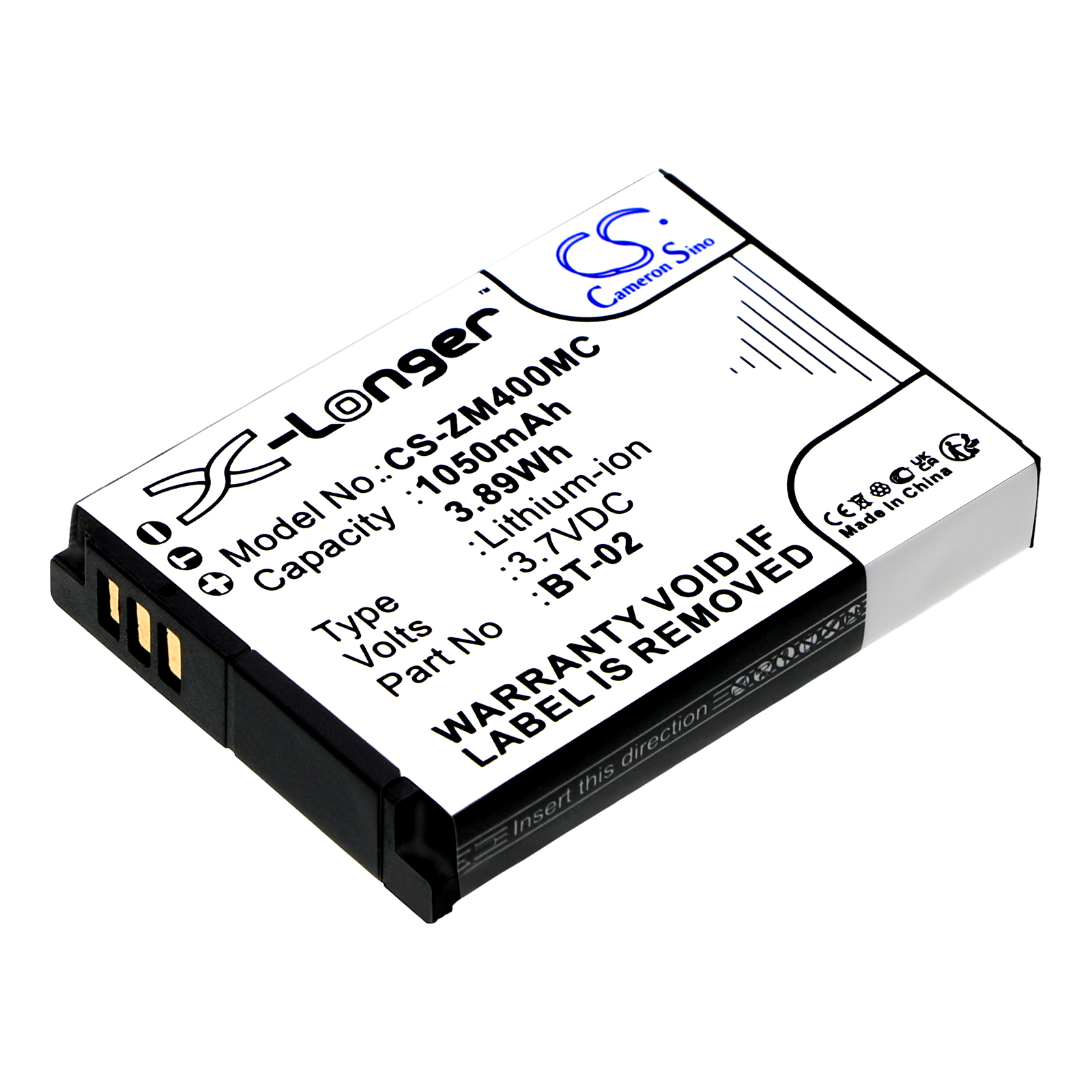 HP SeaLife SL7404 Action Cam Series Replacement Battery 1050mAh