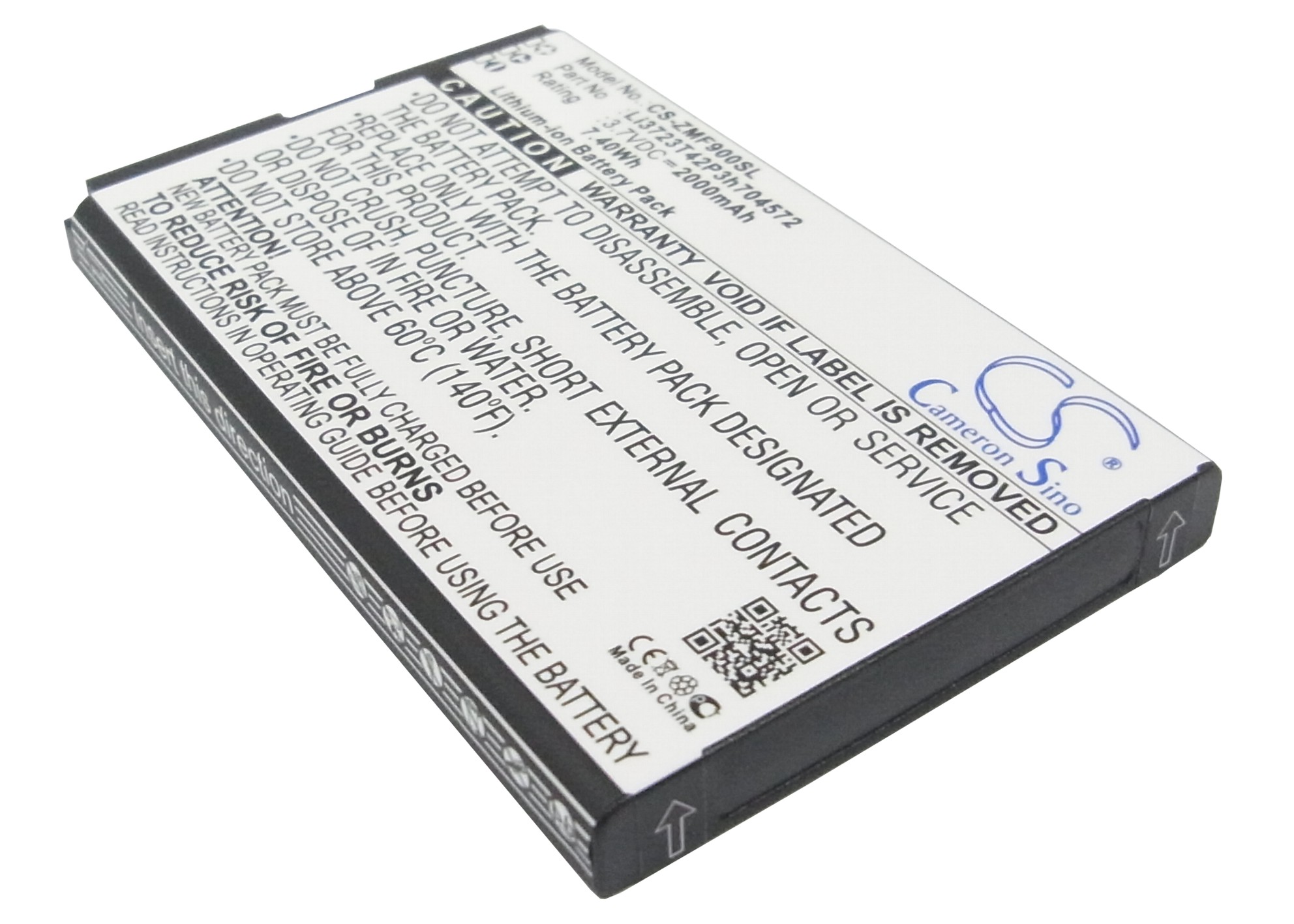 MTS 831FT 833F Replacement Battery 3.7V 2000mAh