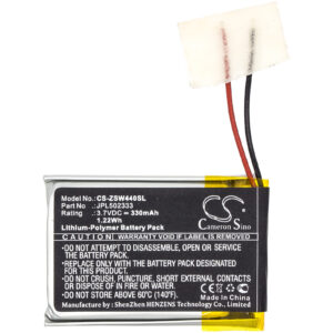IZZO A44040 Swami Voice Clip JPL502333 GPS/Navigator Replacement Battery 330mAh