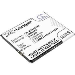 ZTE 602ZT A521 BA520 BA603 Blade A520 Blade A520C Replacement Battery 1500mAh