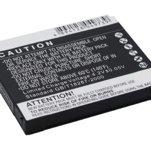 AT&T Avail N760 Roamer Z990 NET10 Valet NET10 Z665 Replacement Battery 1500mAh