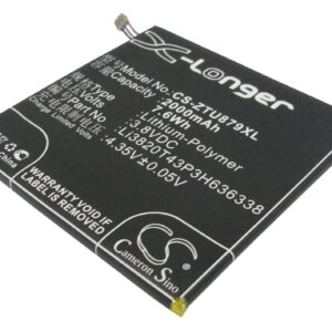 ZTE A75 Blade L2 U879 U889 V879 Li3820T43P3H636338 Replacement Battery 2000mAh