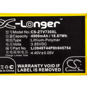 ZTE Blade A2 Plus Replacement Battery 3.85V 4900mAh