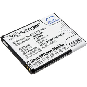 ZTE Jasper Z718 Li3820T43P3h604655 Replacement Battery 3.8V 1900mAh