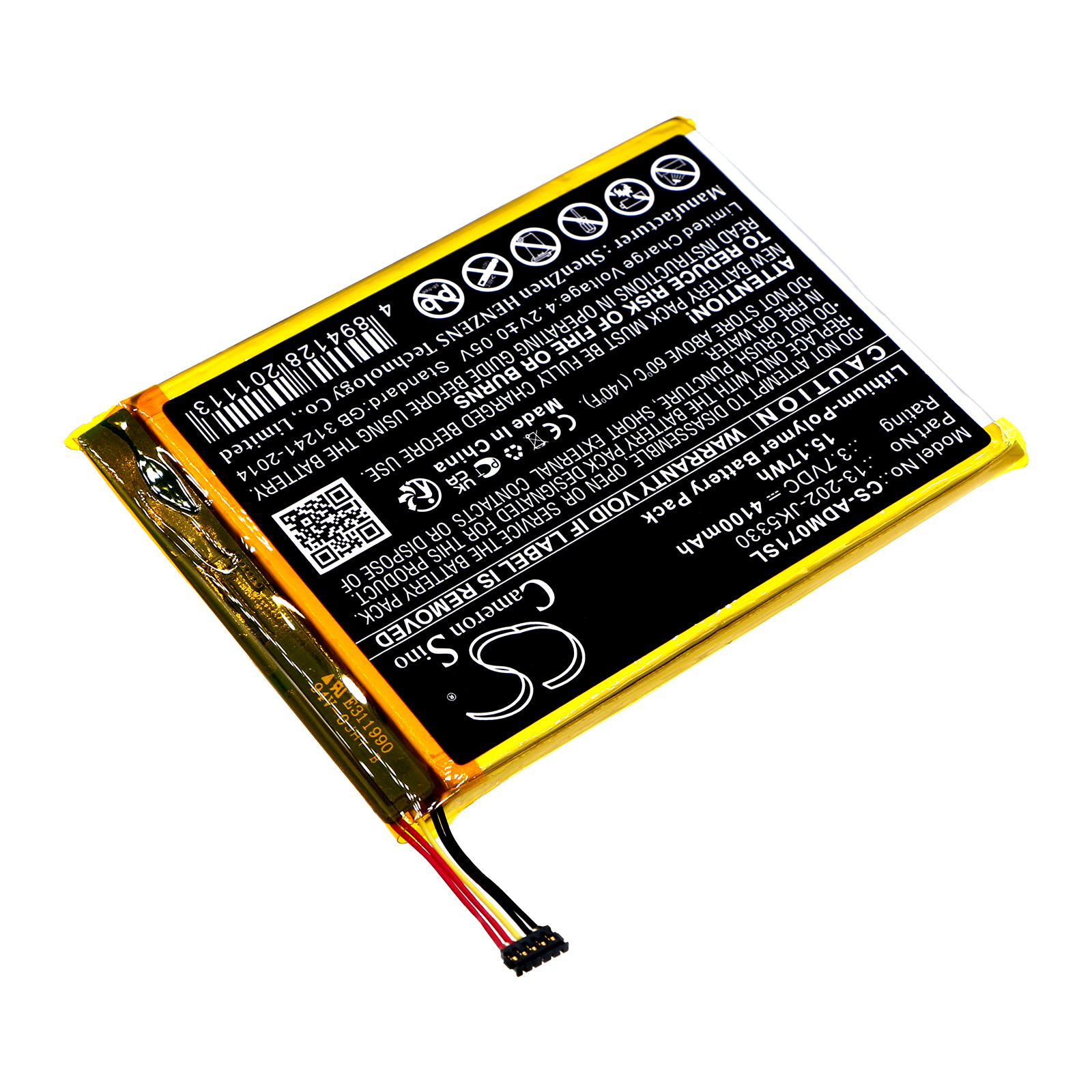 Advantech MICA-071 13-202-JK5330 Replacement Battery 4100mAh