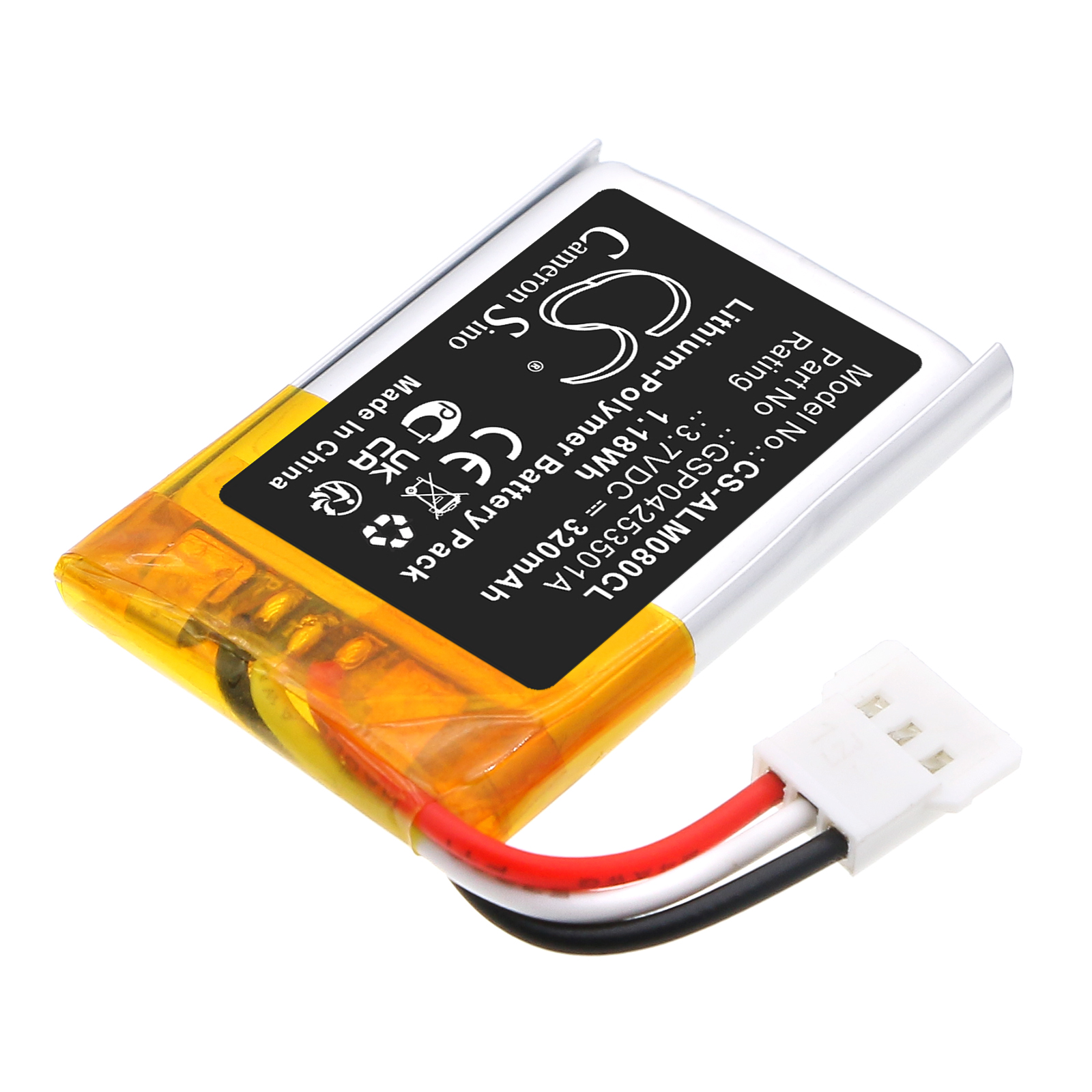 Alcatel-Lucent 3MG08009AA Replacement Battery 320mAh