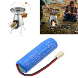 Biolite BaseCamp Stove INR18650 Kitchenware Replacement Battery 2600mAh