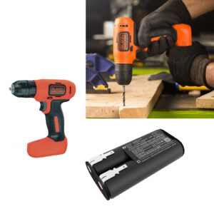 Black+Decker BDCD8GPA-QW G9L72+ HNVC215B HNVC220B Replacement Battery 2000mAh
