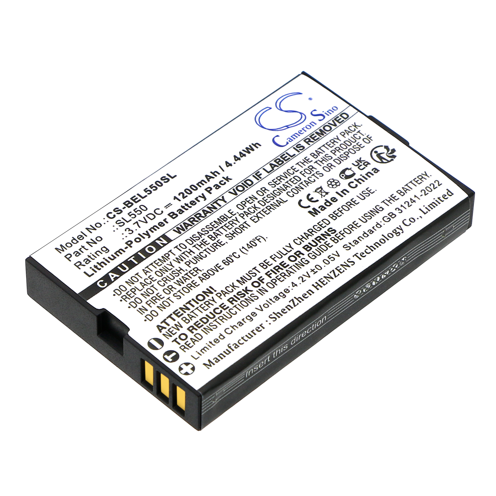 Bea-fon AL550 SL550 Mobile/SmartPhone Replacement Battery