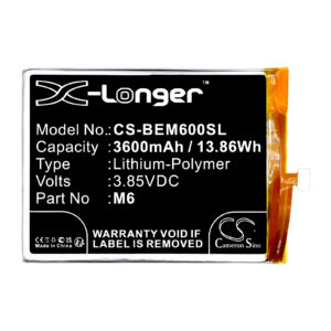 Bea-fon M6 Mobile/SmartPhone Replacement Battery 3600mAh