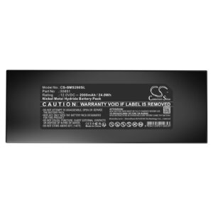 Brady LS2000 55851 Portable Printer Replacement Battery 2000mAh