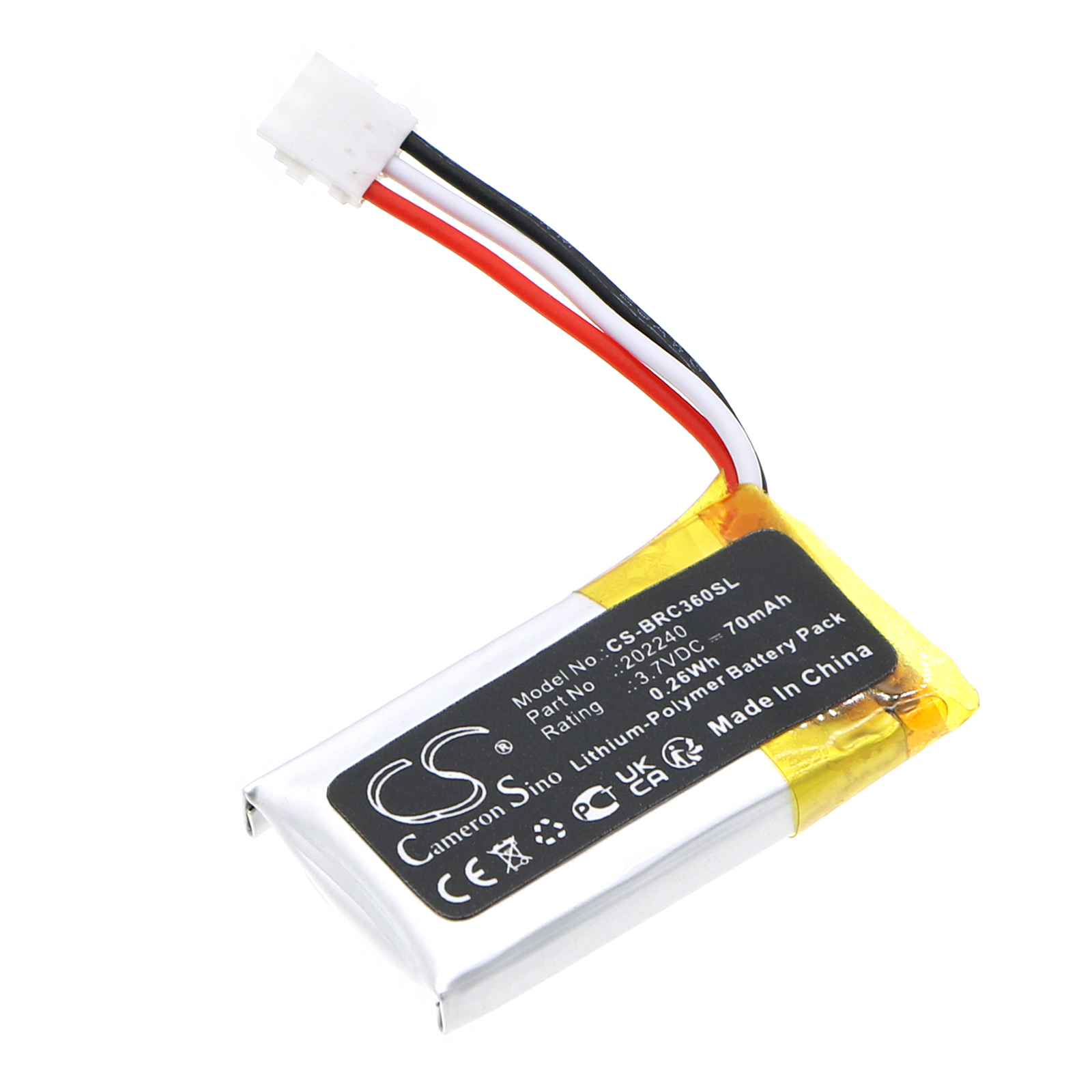 Bosch BRC3100 BRC3600 EB1310000E LED Remote 202240 Replacement Battery 70mAh