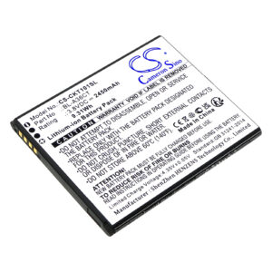 Replaces battery for Cricket Debut Smart, SL101AE, BL-A36CT, 2450mAh