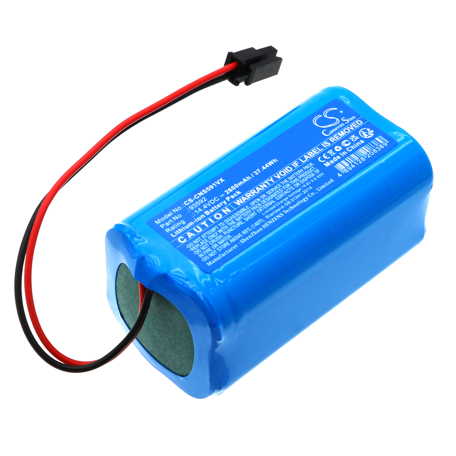 Bagotte Cecotec 93592 Vacuum Replacement Battery 2600mAh