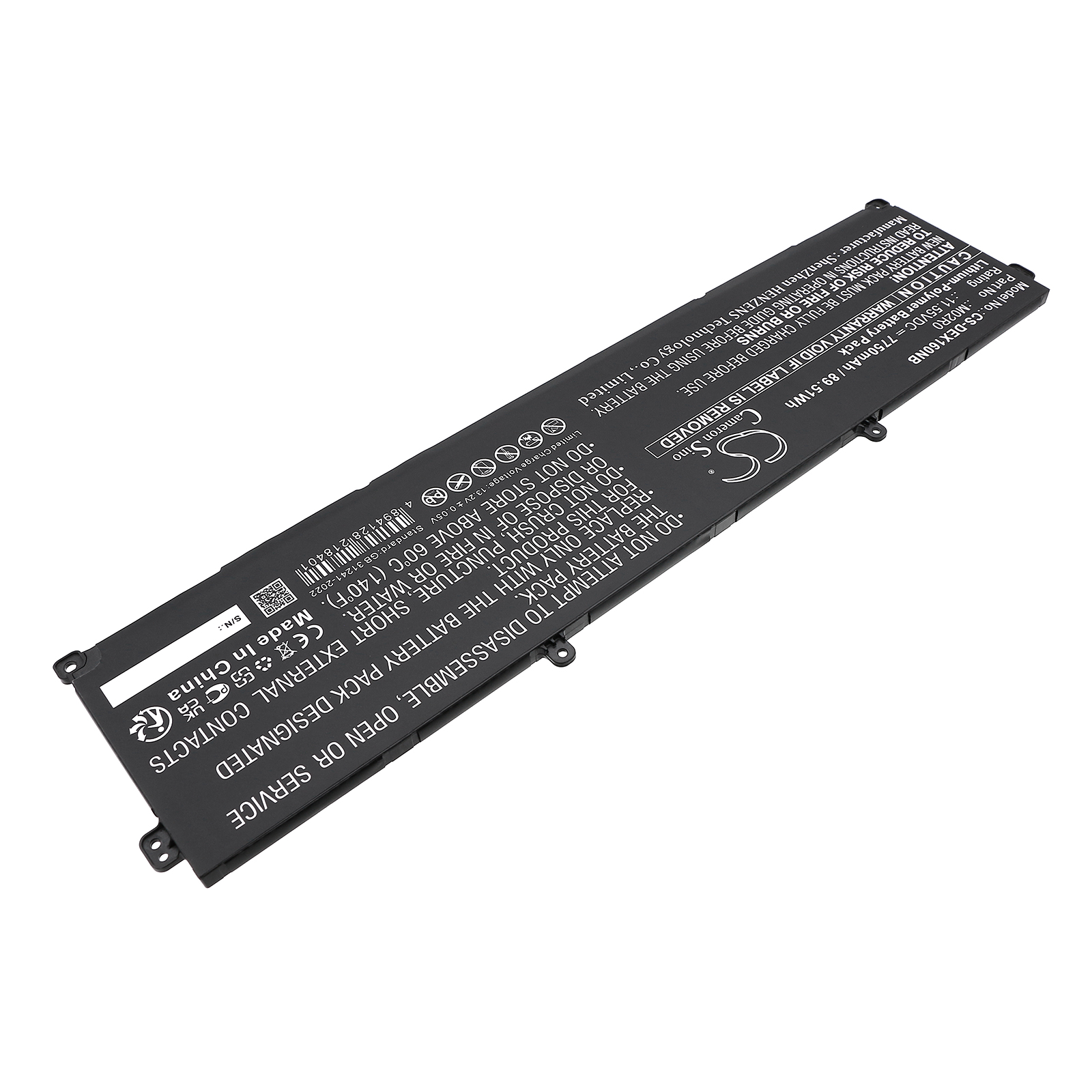 DELL Alienware X16 HP26N M02R0 Replacement Battery 7750mAh