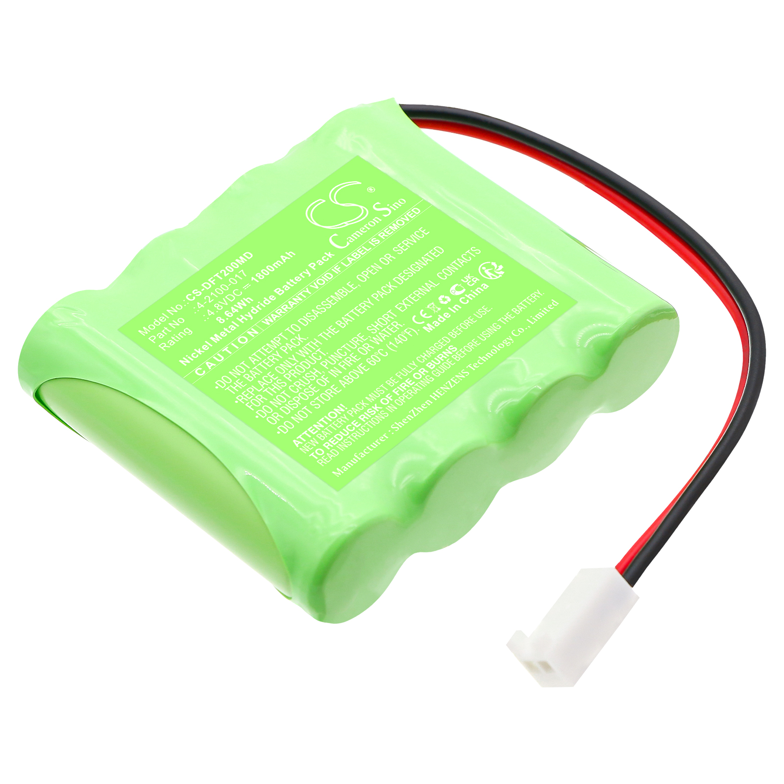 Delfi Portable Tourniquet Replacement Battery 4.8V 1800mAh