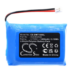 Divoom Macchiato ACE802535 Wireless Speaker Replacement Battery 1400mAh