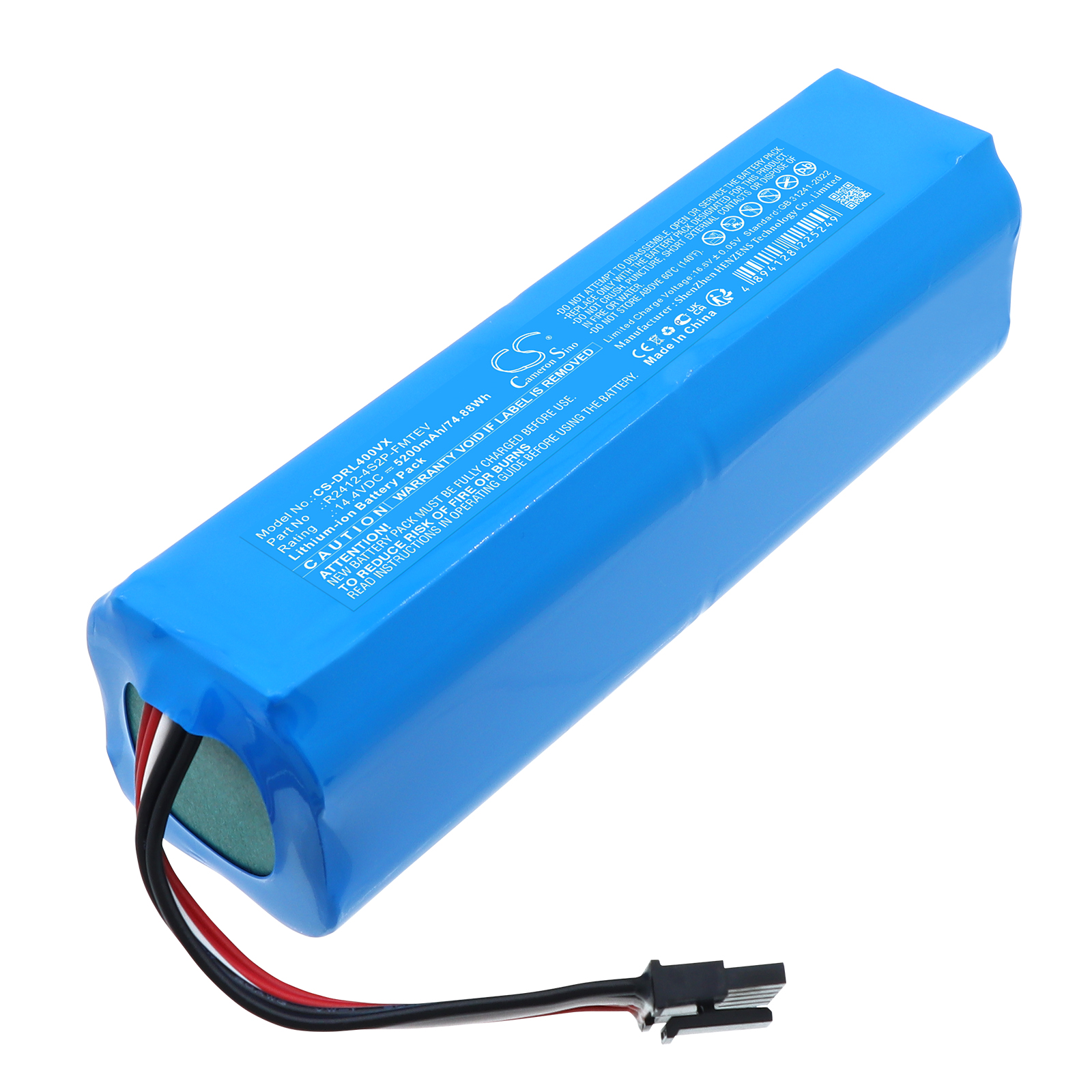YES PLS Dreame Replacement Battery 5200mAh