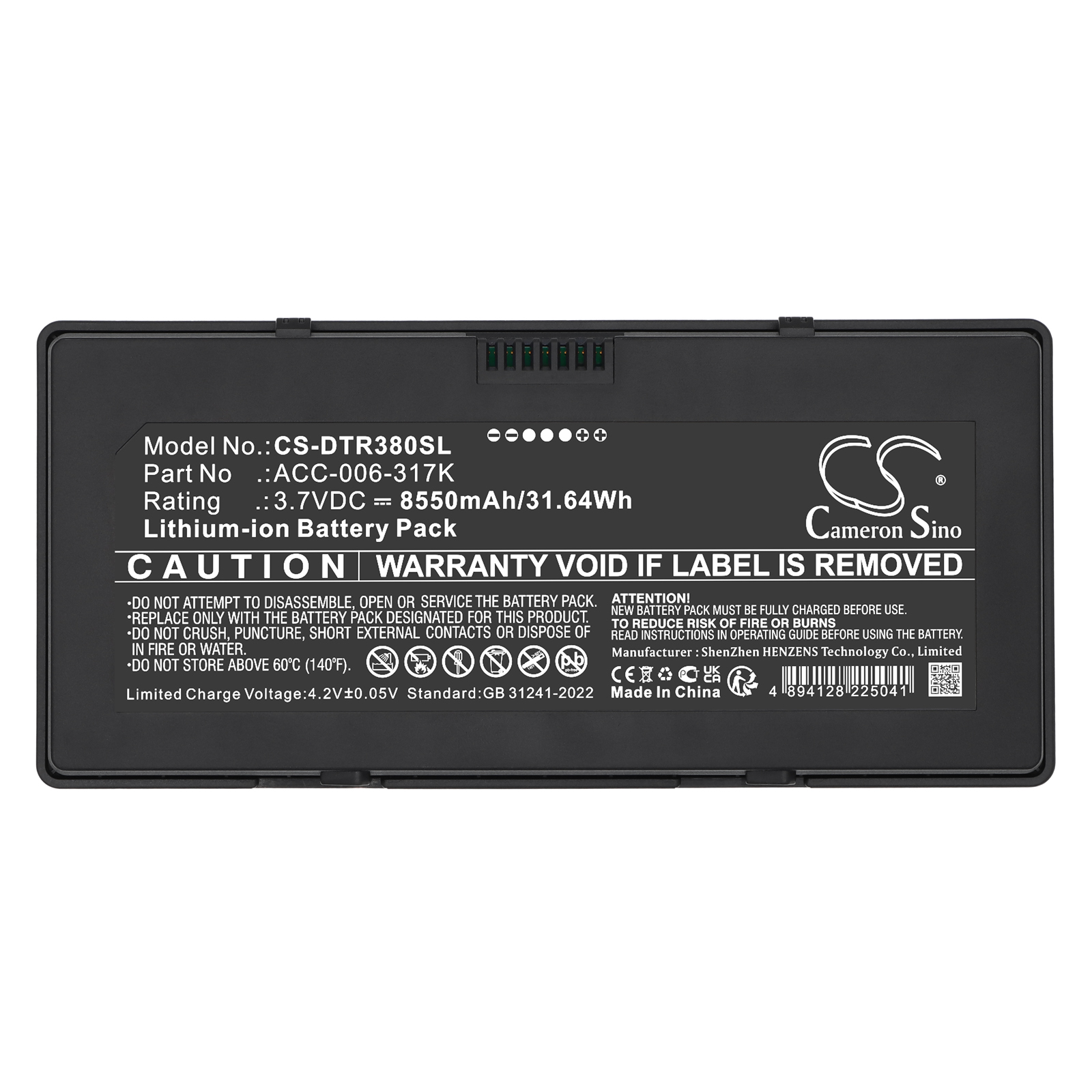 ACC-006 DT Research DT380 Tablet Replacement Battery 8800mAh