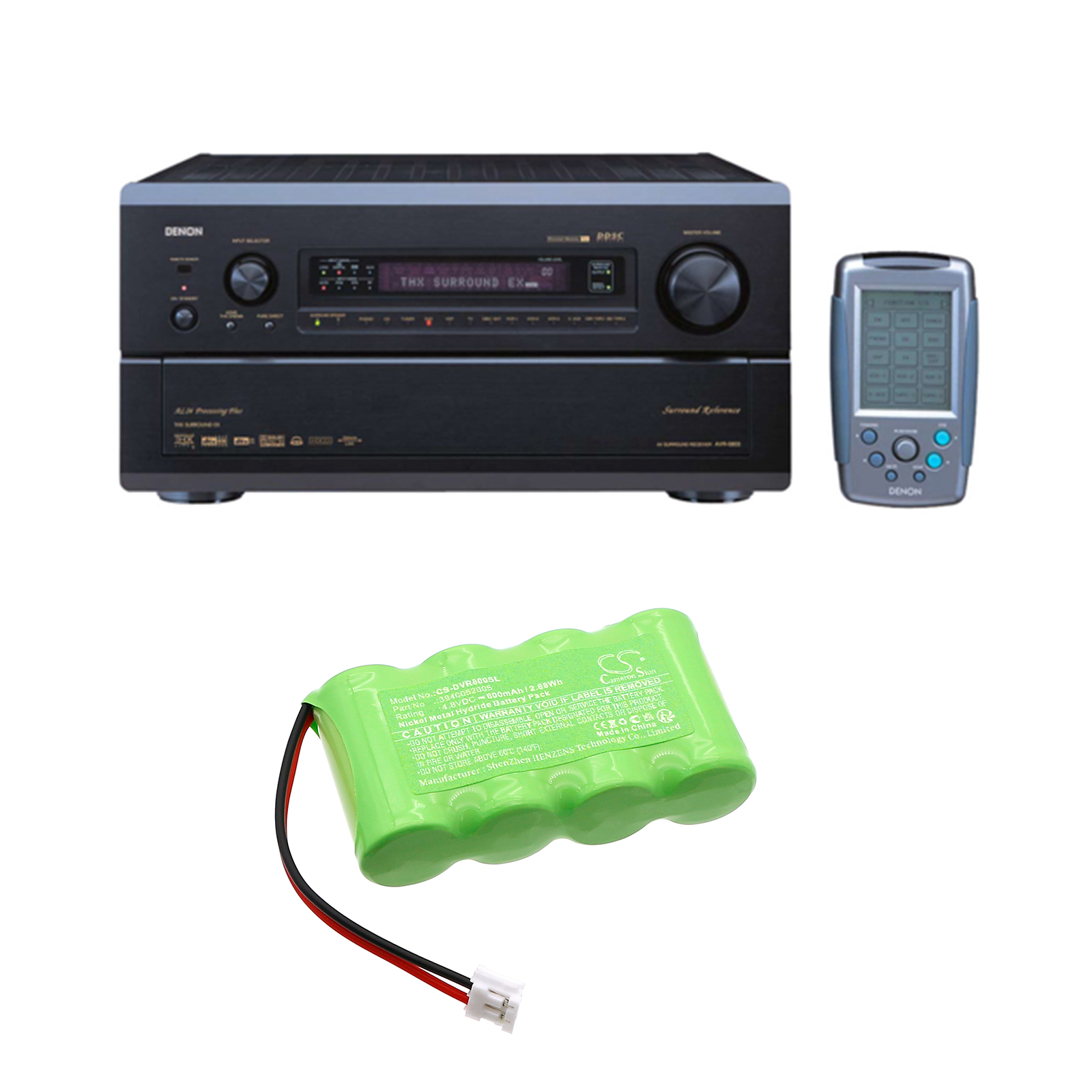 Denon RC-8000 3940052005 Replacement Battery 600mAh