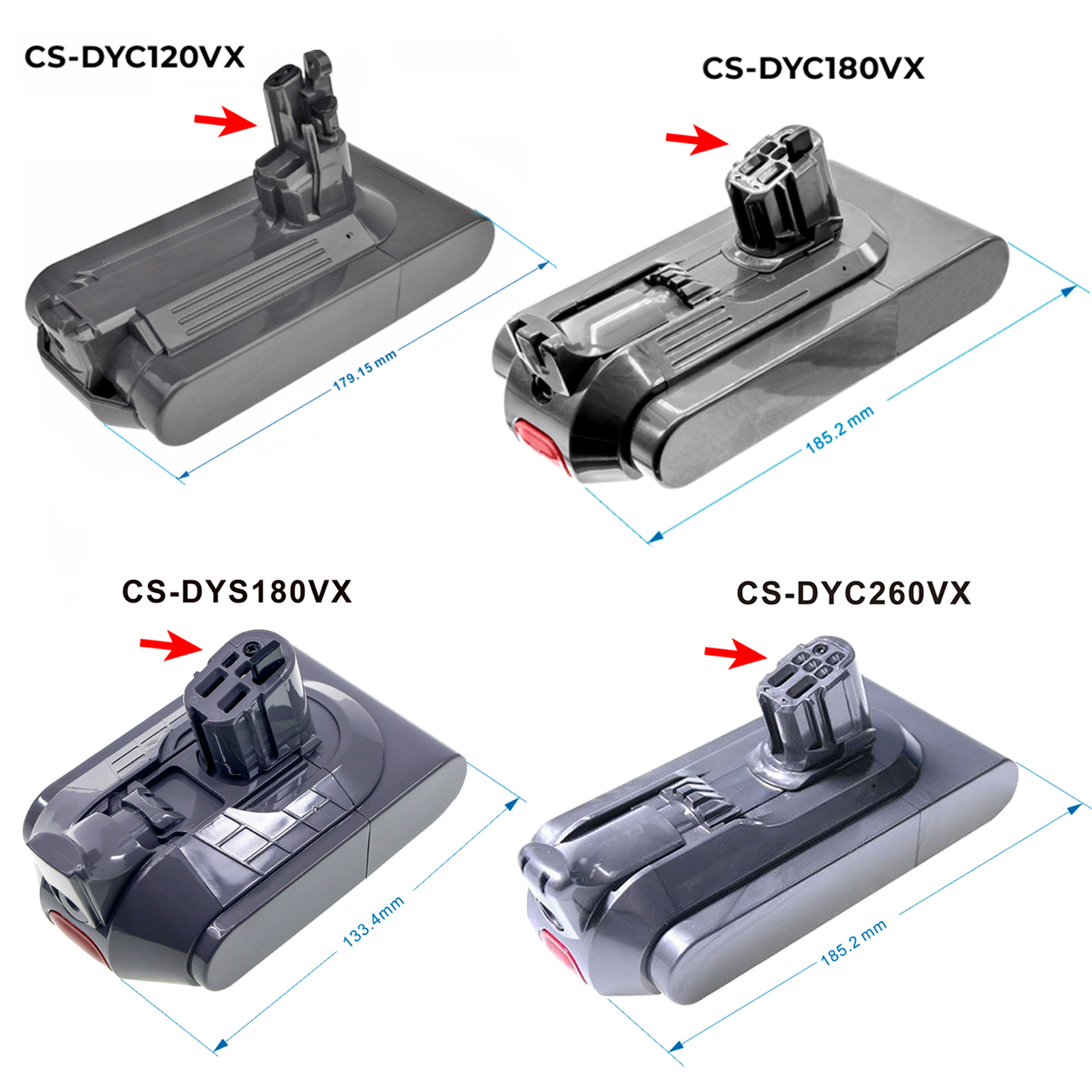 Dyson 386706-85 Vacuum Replacement Battery 2500mAh
