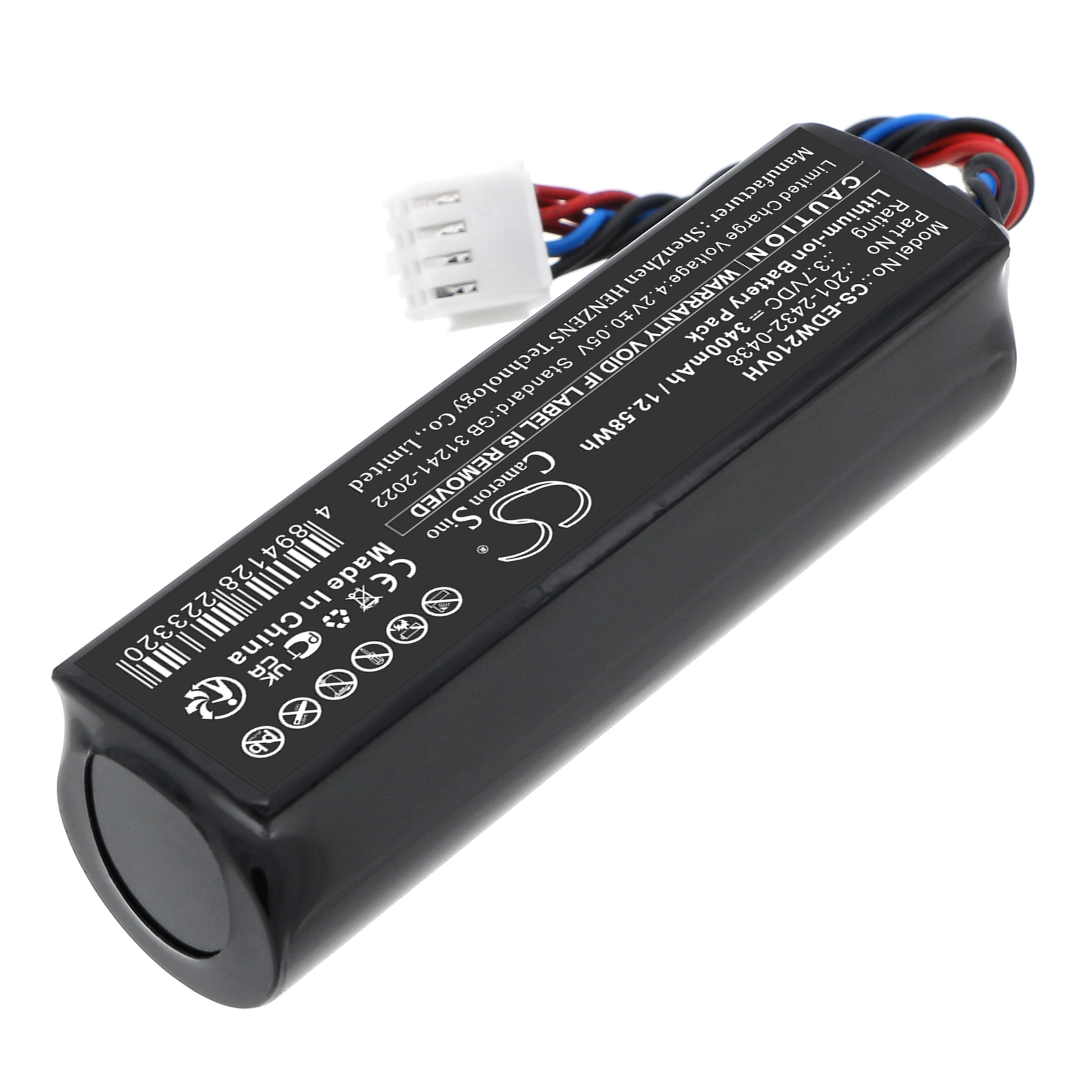 Ecovacs Winbot Mini Winbot W1S Replacement Battery 3400mAh