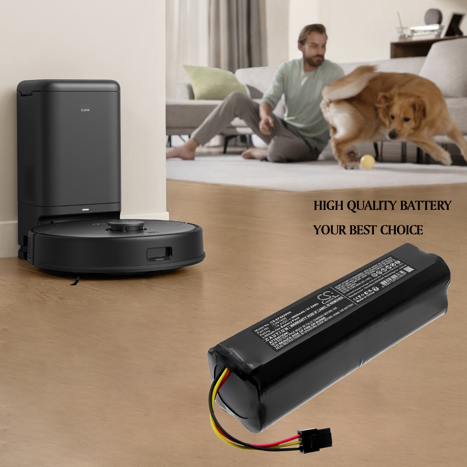 EUFY X8 BATTERY Replacement Battery 6800mAh