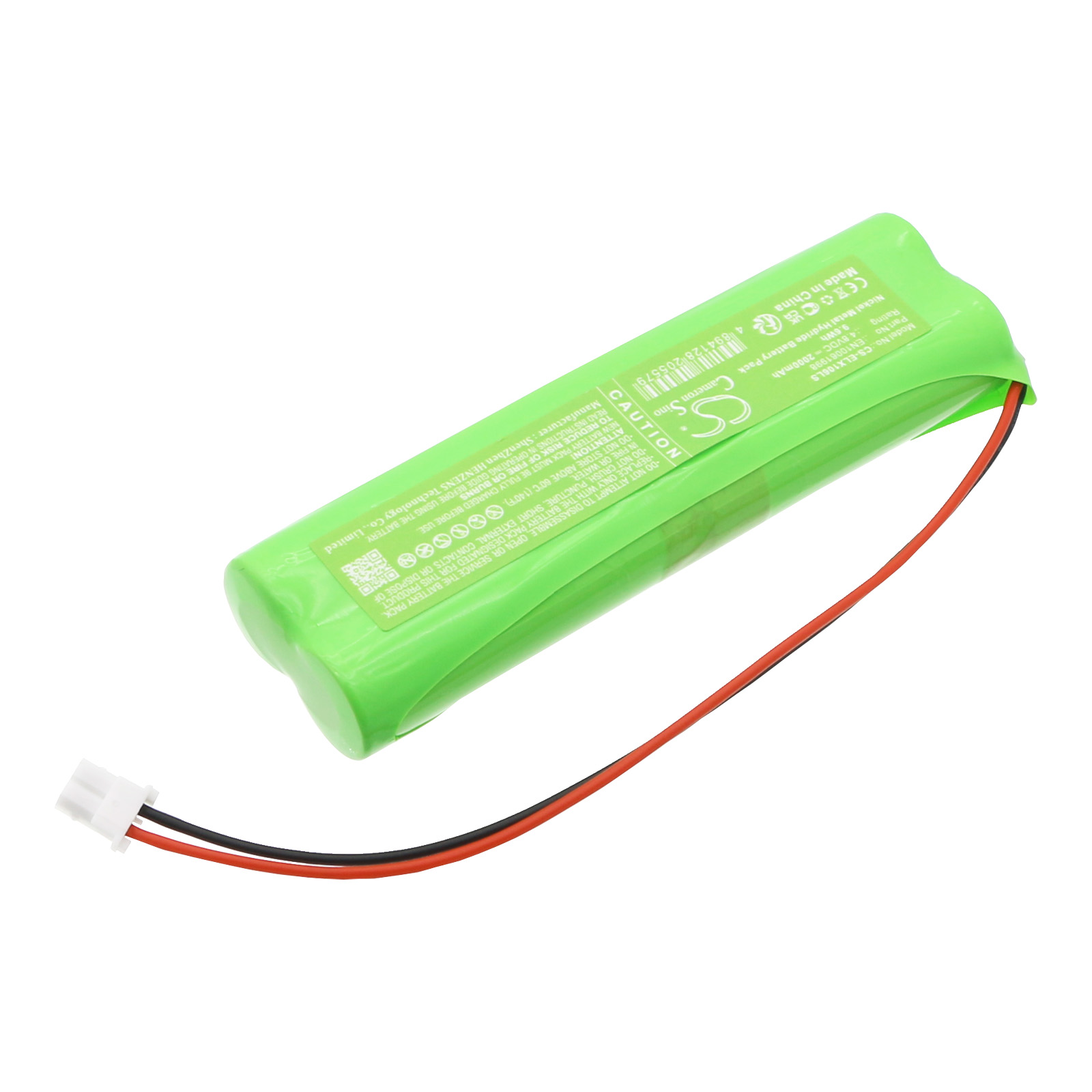 Replaces battery for ESYLUX SLE, SLF, SLG, Ni-MH, 2000mAh