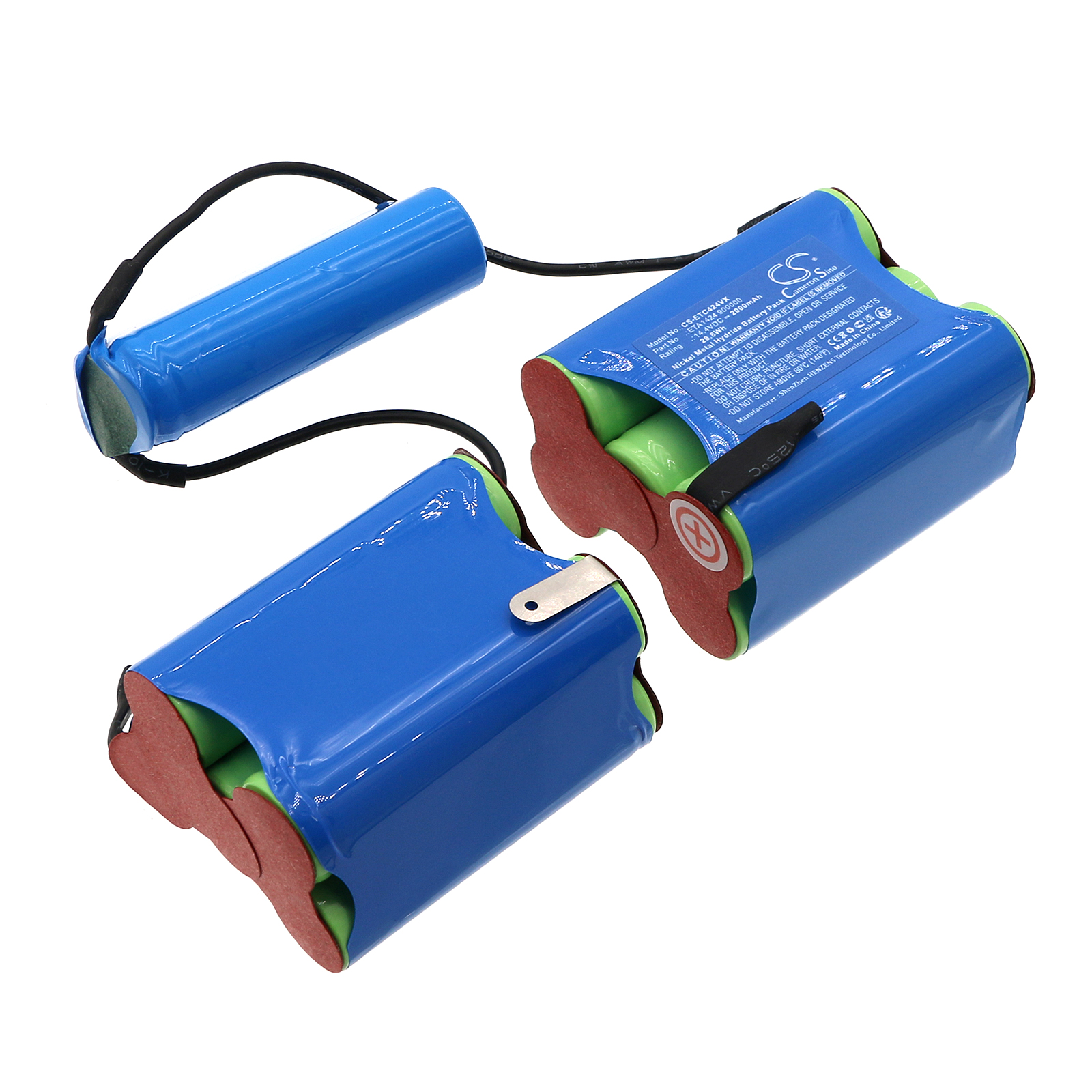 ETA 1424 Carsha ETA1424 900000 Vacuum Replacement Battery 2000mAh