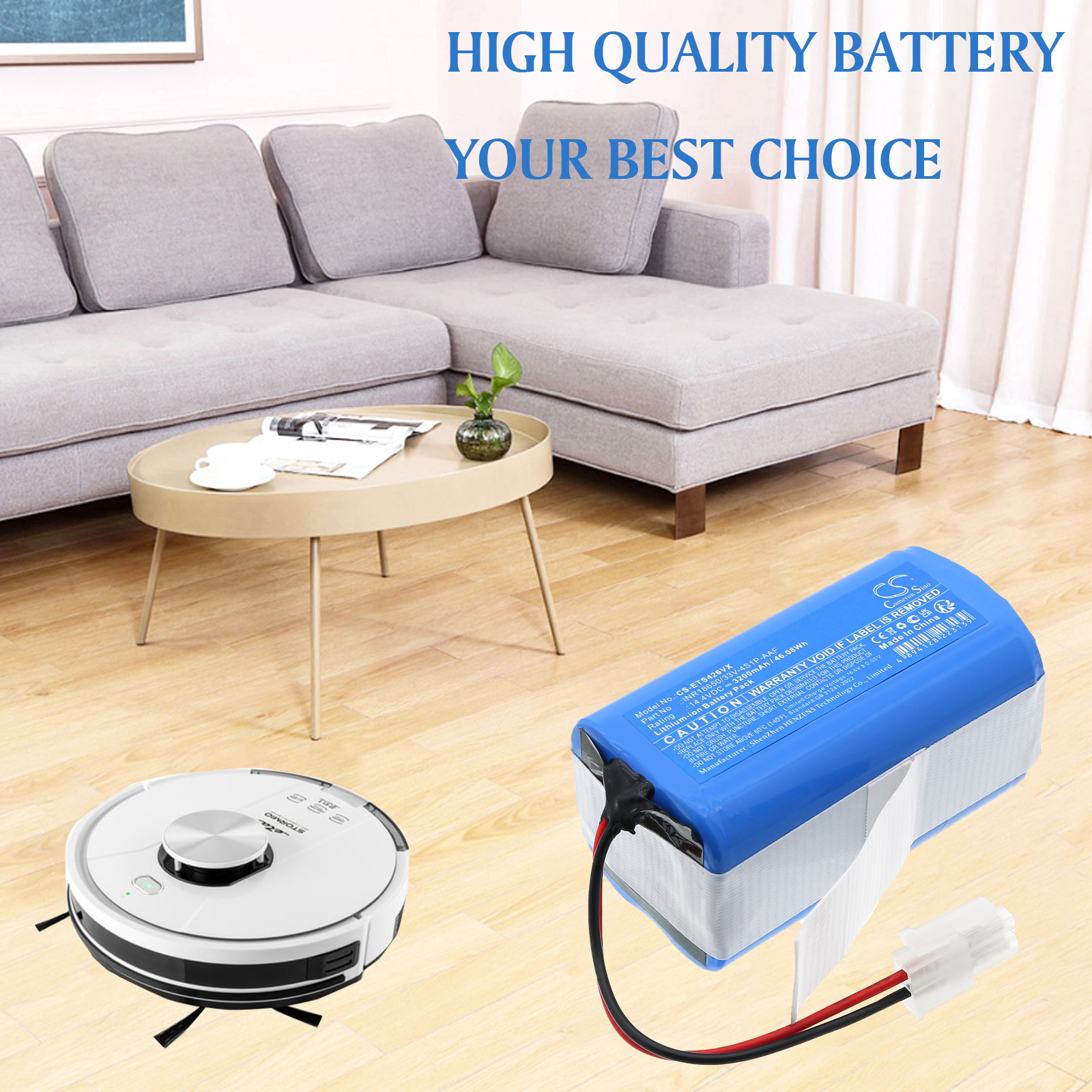 ETA 4237 Stormio Vacuum Replacement Battery 33V 3200mAh
