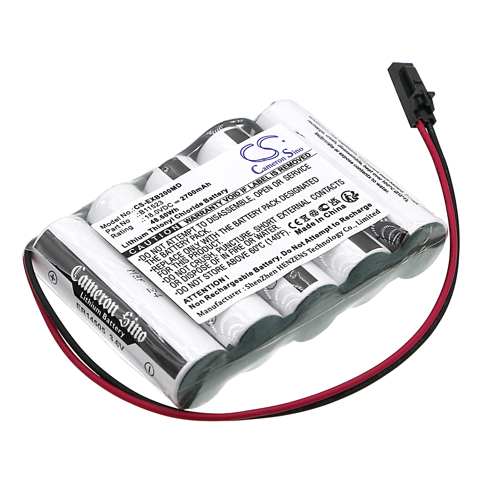 Exogen 2000+ 4000+ 81001906 Replacement Battery 2700mAh