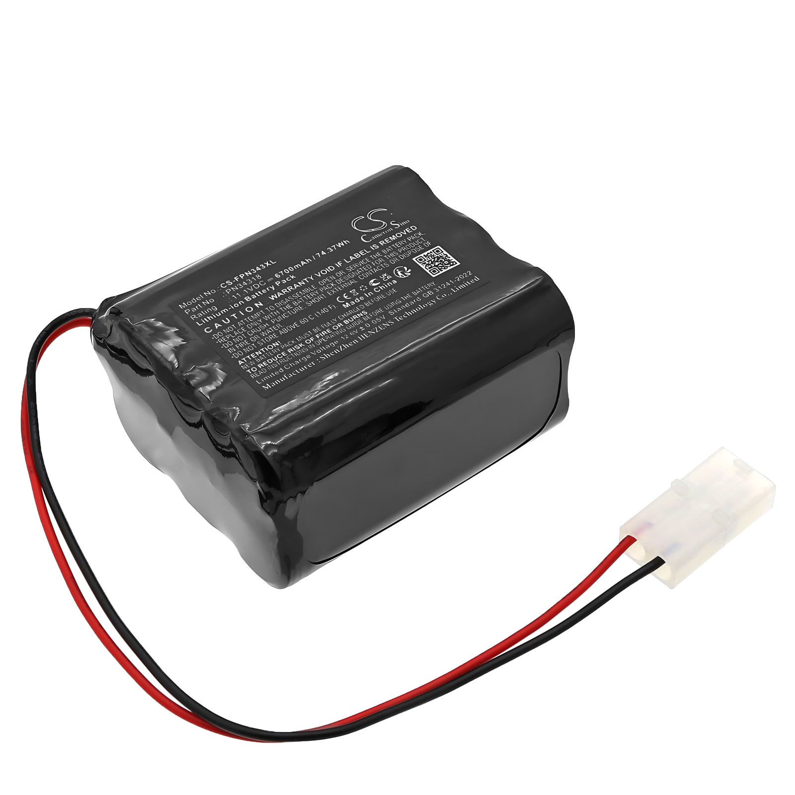 Foxpro cs24 Hellcat Pro hellfire Replacement Battery 6700mAh